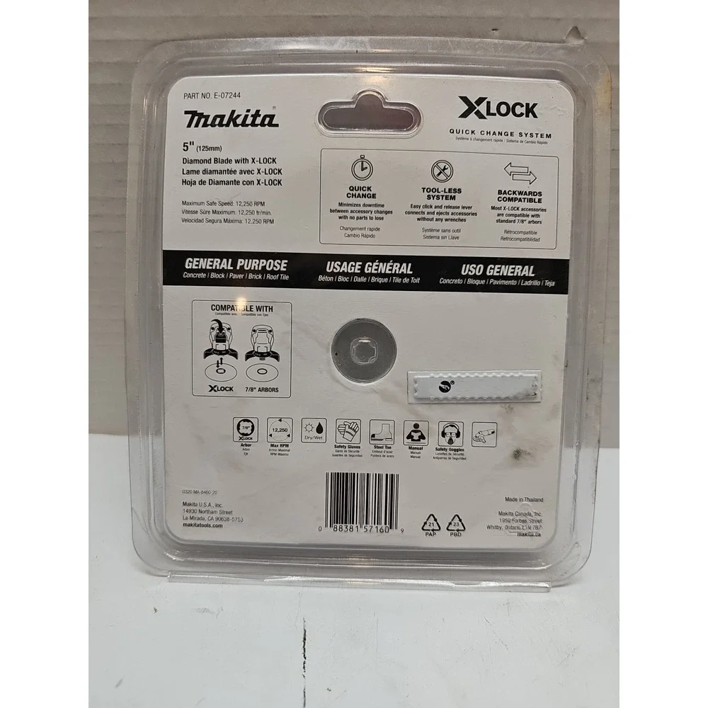 Makita E-07244 X-Lock 5